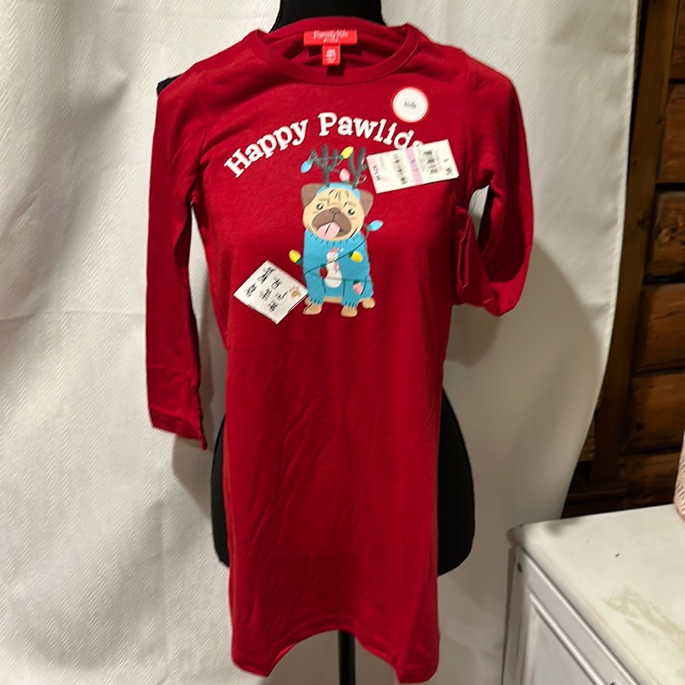 NWT Holiday Dog Nightgown, multiple sizes